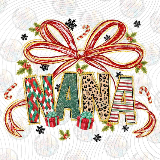WNXM 3119 - MAMA CHRISTMAS BOW