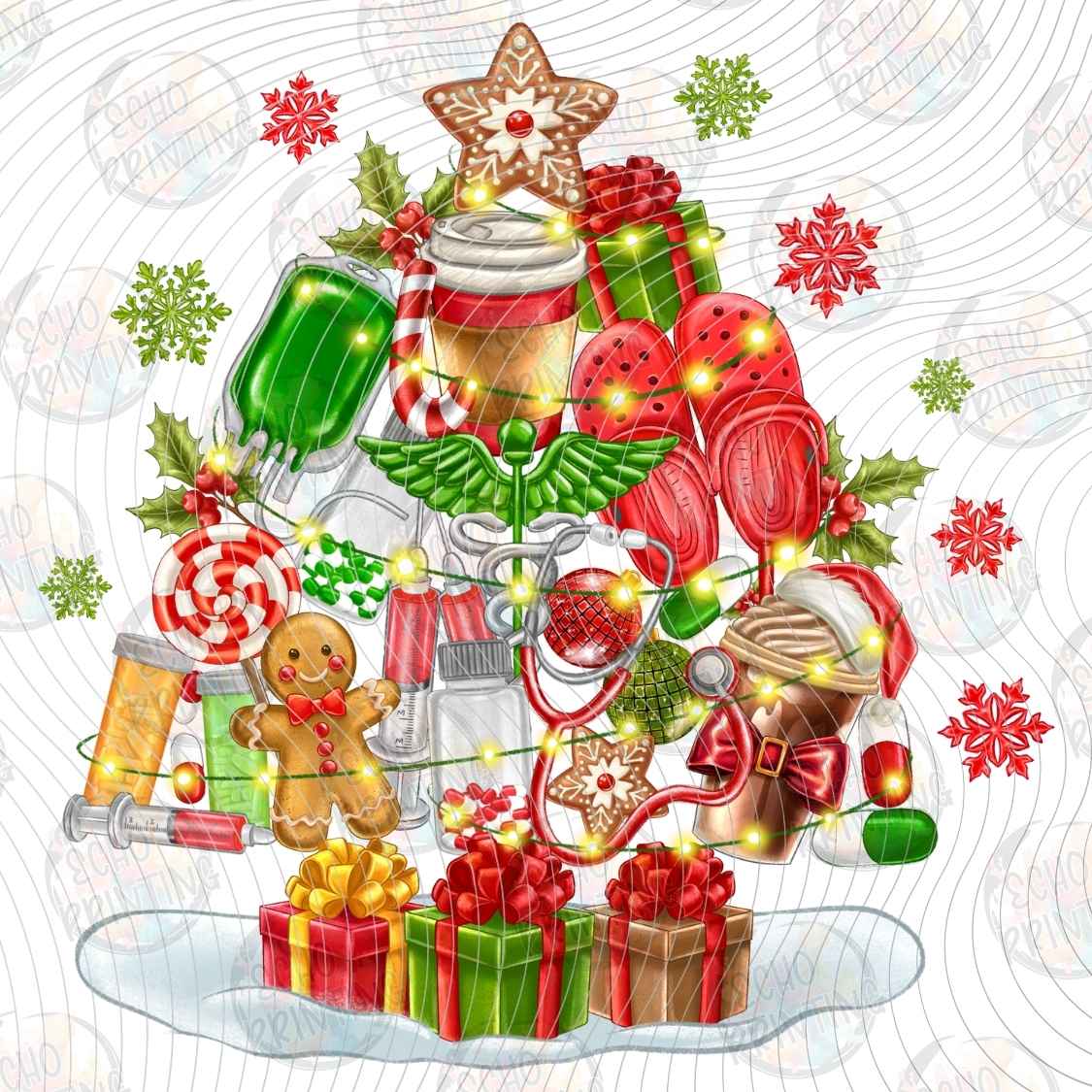 WNXM 3126 - CHRISTMAS GNOME COLLAGE