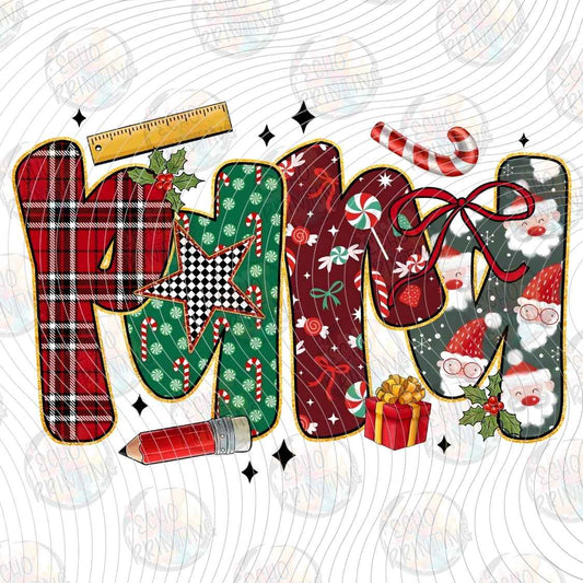 WNXM 3130 - LOVE CHRISTMAS LETTERING