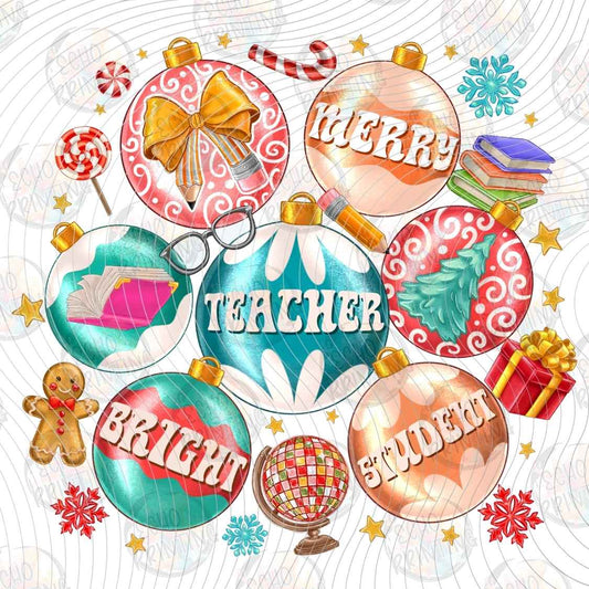 WNXM 3140 - TEACHER CHRISTMAS COLLAGE