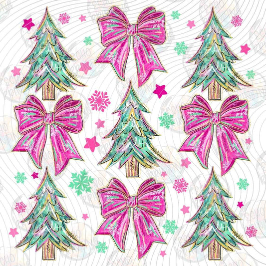 WNXM 3142 - CHRISTMAS TREES AND BOWS