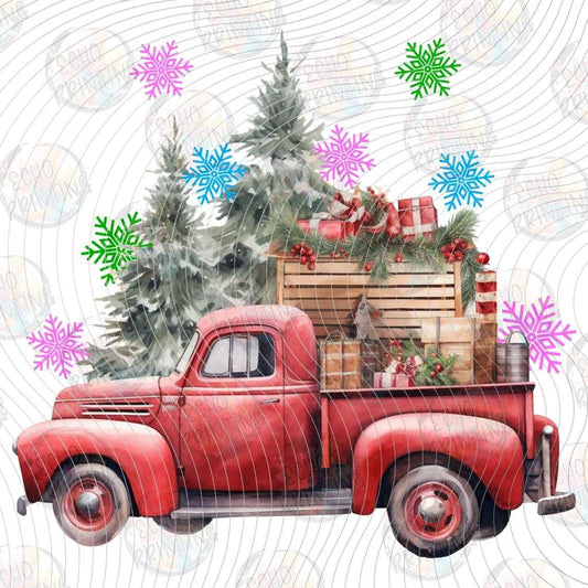 WNXM 3148 - RED CHRISTMAS FARM TRUCK