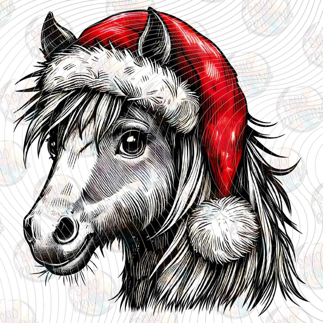 WNXM 3163 - HORSE CHRISTMAS SANTA