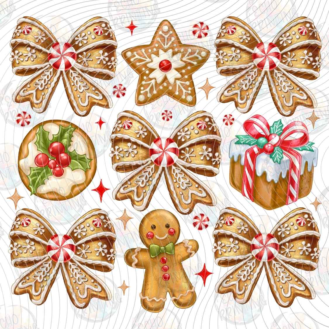 WNXM 3178 - CHRISTMAS COOKIE BOWS