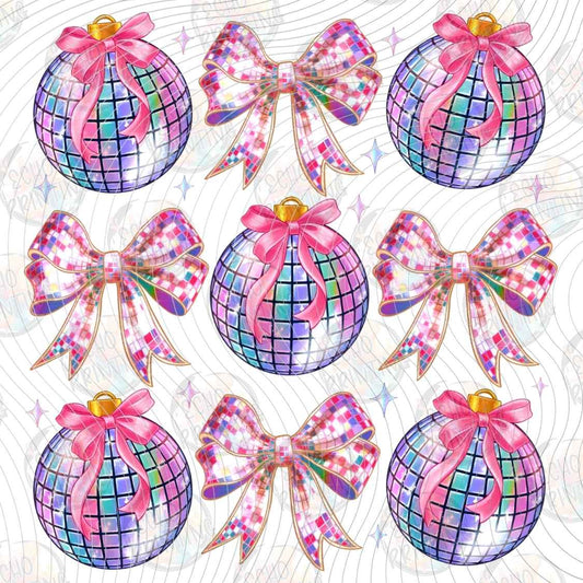 WNXM 3198 - PINK CHRISTMAS ORNAMENTS