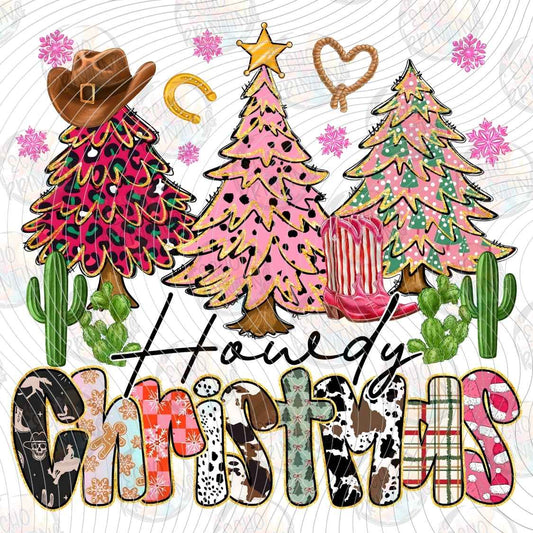 WNXM 3242 - HOWDY CHRISTMAS COWGIRL