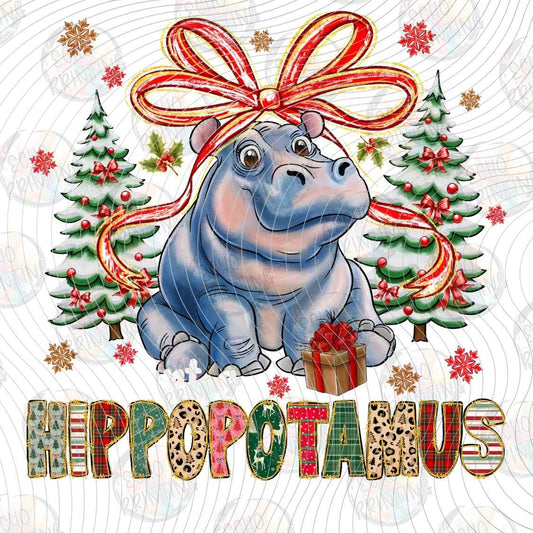 WNXM 3253 - CHRISTMAS HIPPOPOTAMUS