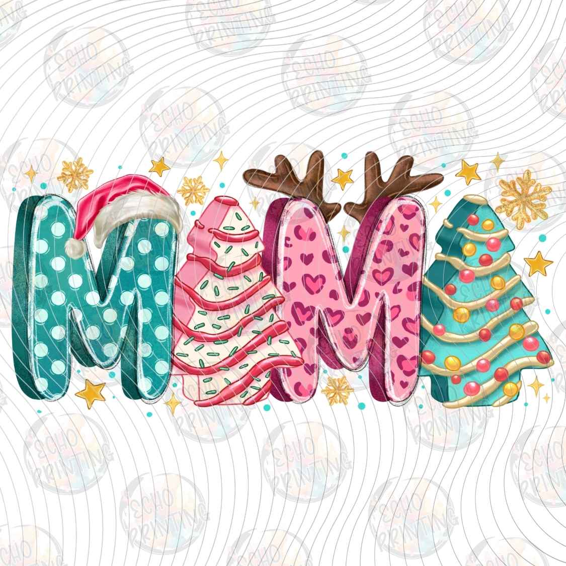 WNXM 3308 - MAMA CHRISTMAS LETTERING