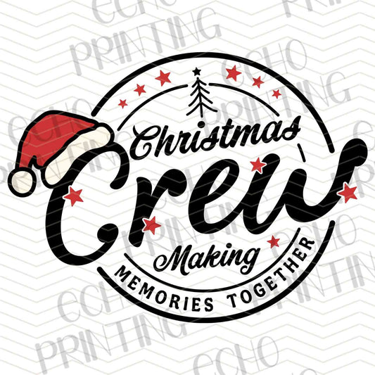 WNXM 331 - CHRISTMAS CREW RED AND WHITE CIRCLE
