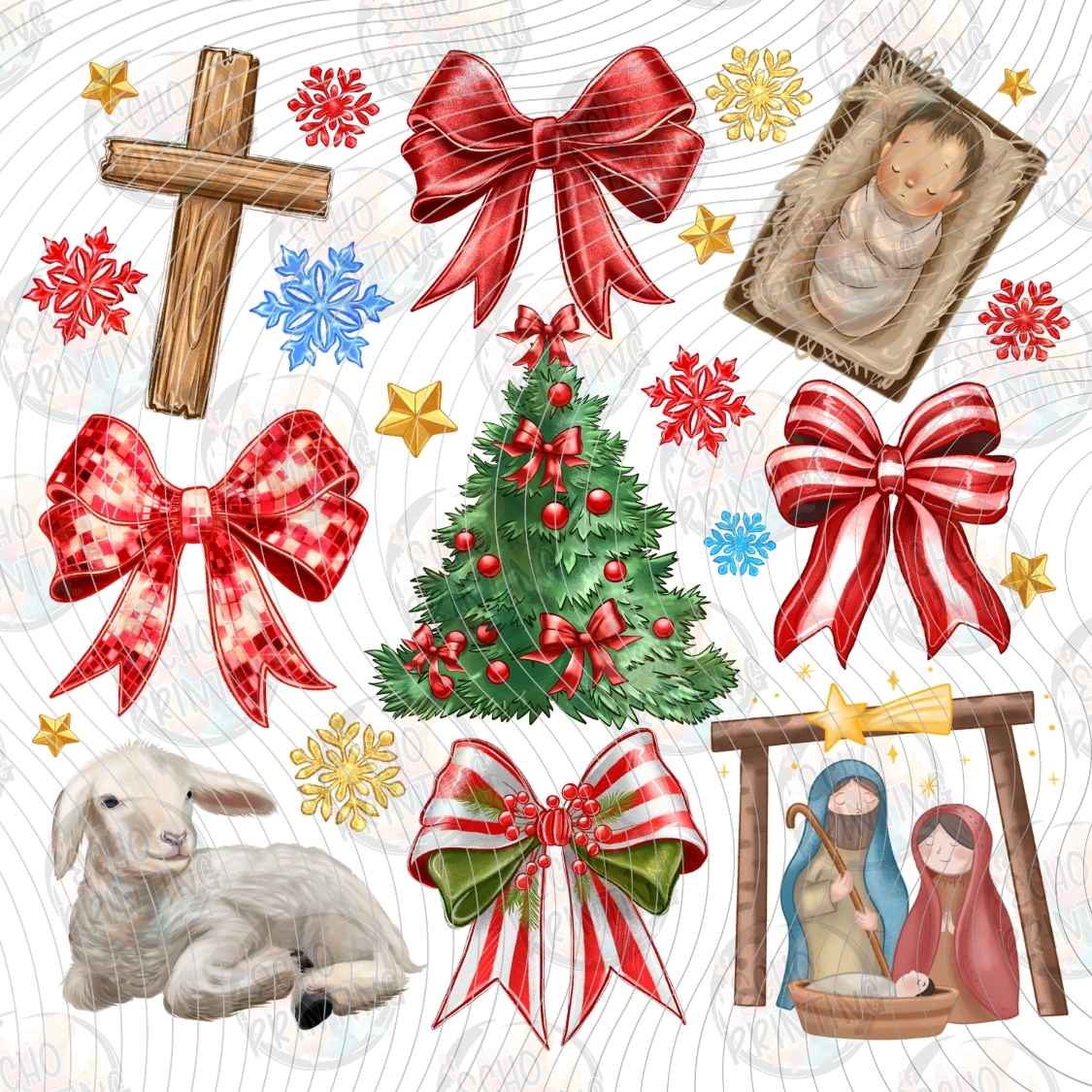 WNXM 3359 - NATIVITY CHRISTMAS COLLAGE