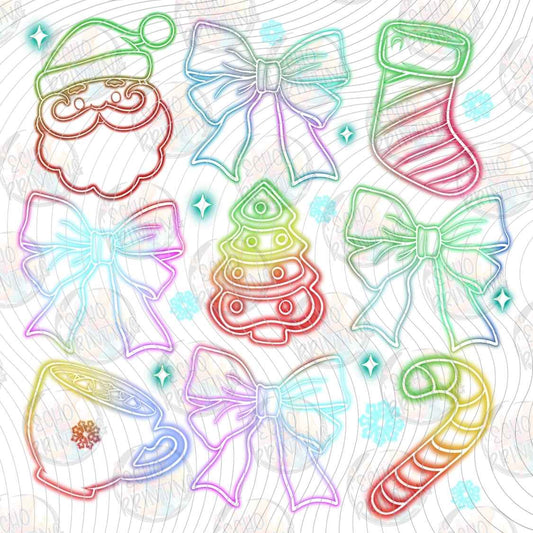 WNXM 3362 - PASTEL CHRISTMAS ICONS