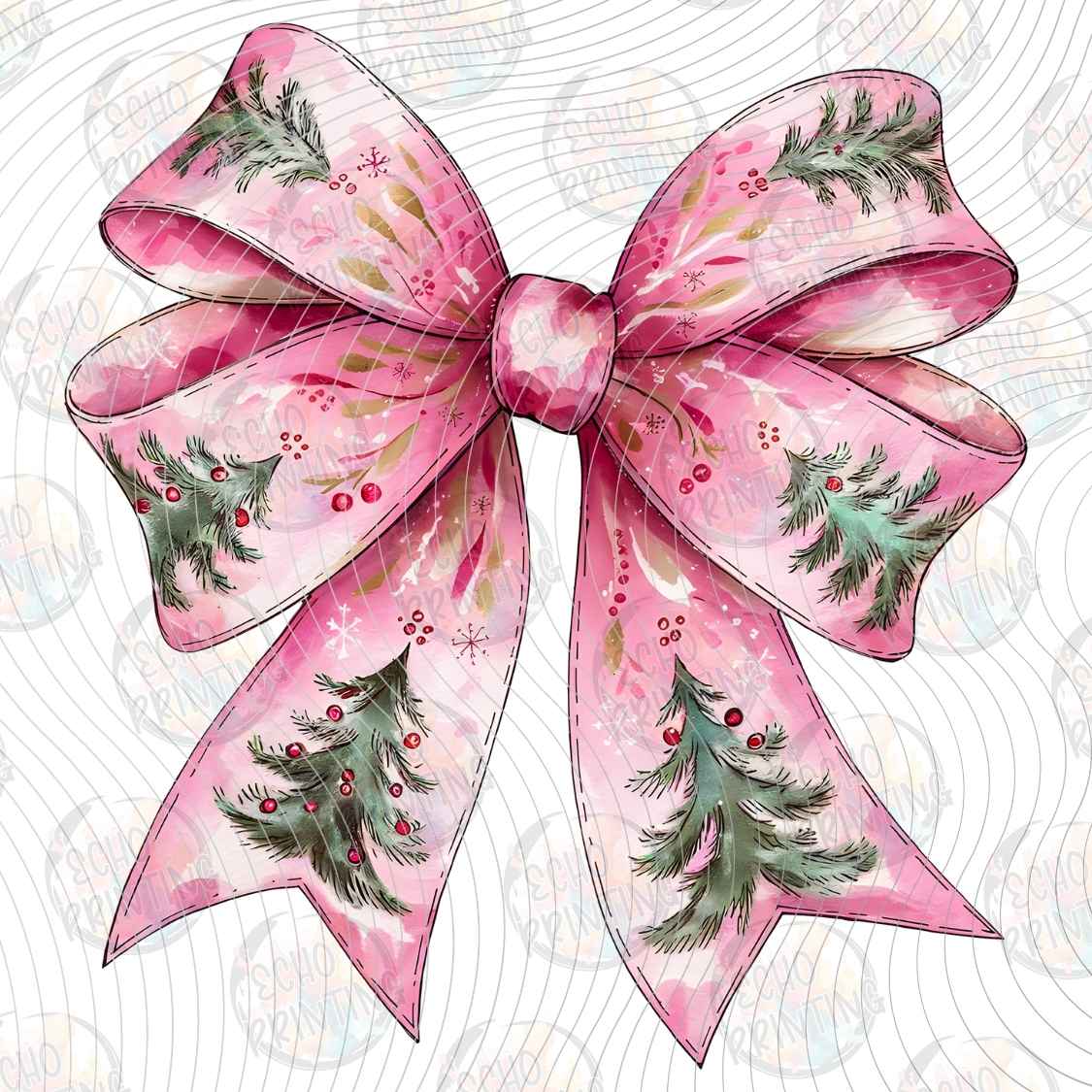 WNXM 3386 - PINK CHRISTMAS BOW