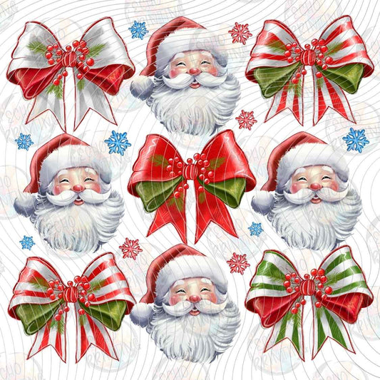 WNXM 3408 - CHRISTMAS SANTA BOWS
