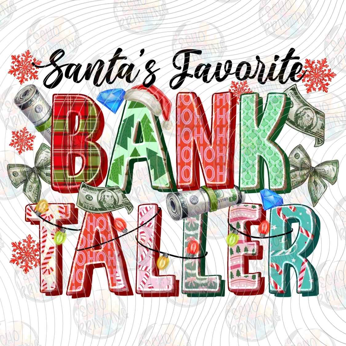 WNXM 3412 - SANTAS FAVORITE BANK TELLER