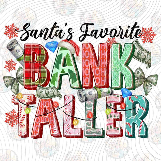 WNXM 3412 - SANTAS FAVORITE BANK TELLER