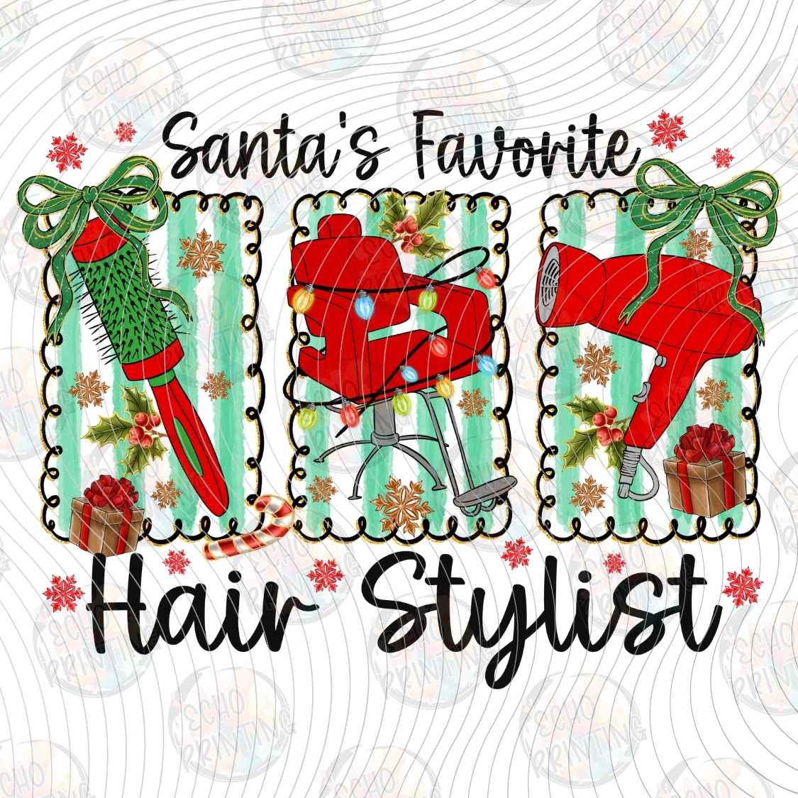 WNXM 3419 - SANTAS FAVORITE HAIR STYLIST