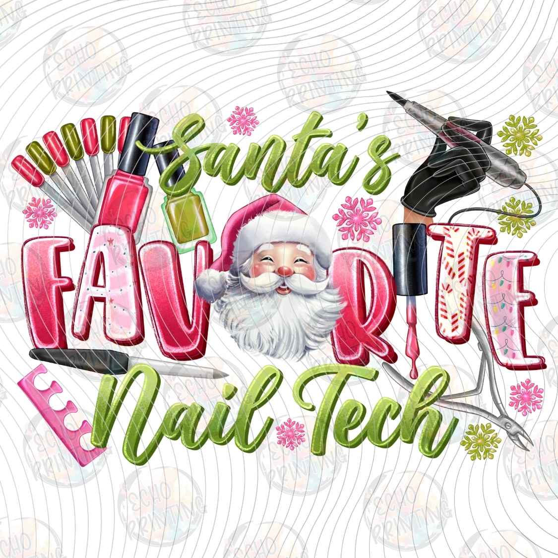 WNXM 3423 - SANTAS FAVORITE NAIL TECH