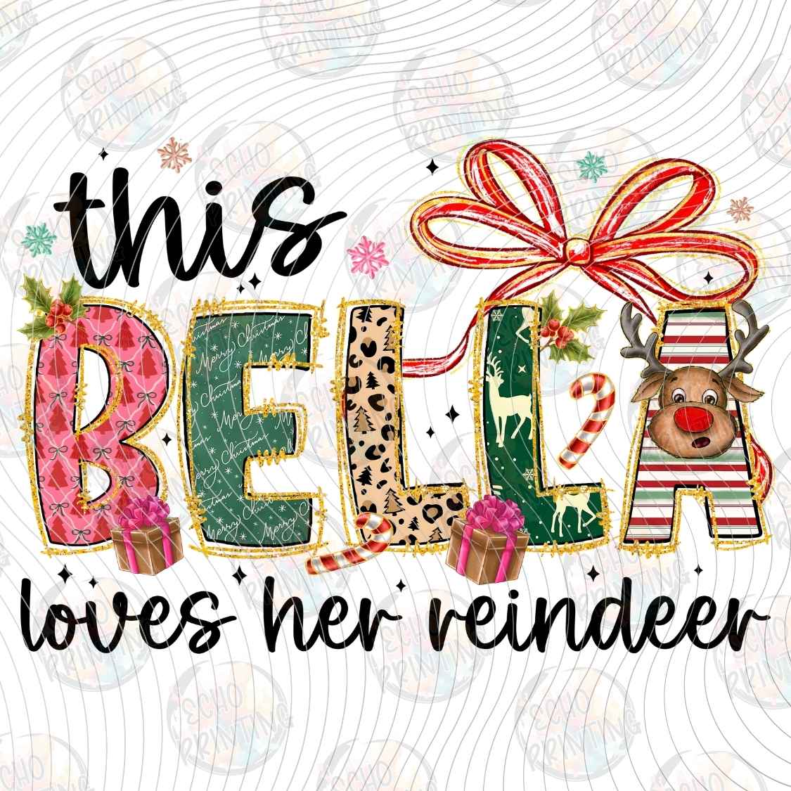 WNXM 3464 - BELLA LOVES HER REINDEER
