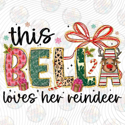 WNXM 3464 - BELLA LOVES HER REINDEER