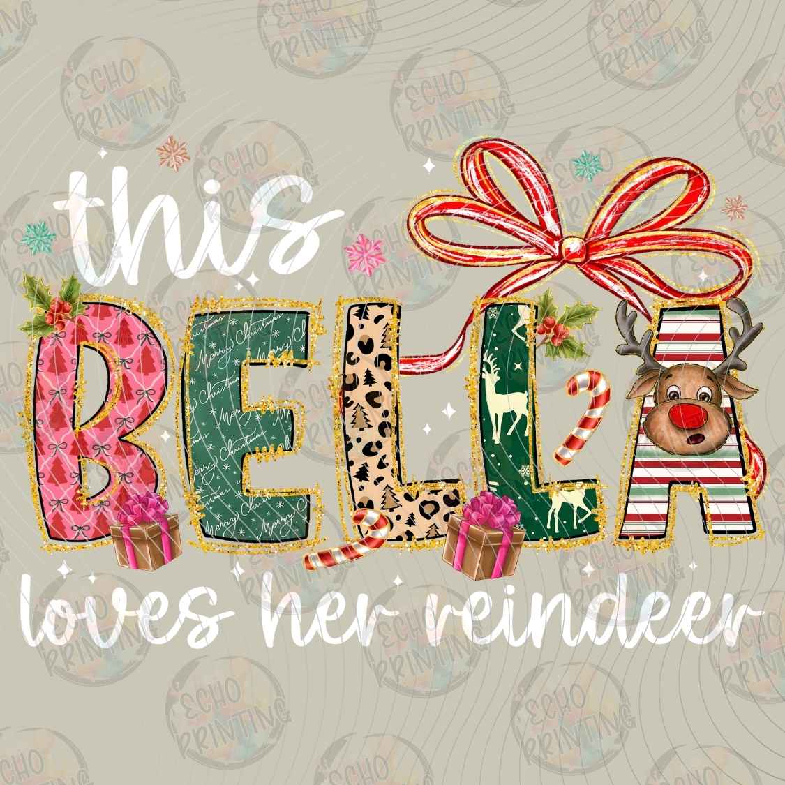 WNXM 3465 - BELLA LOVES HER REINDEER