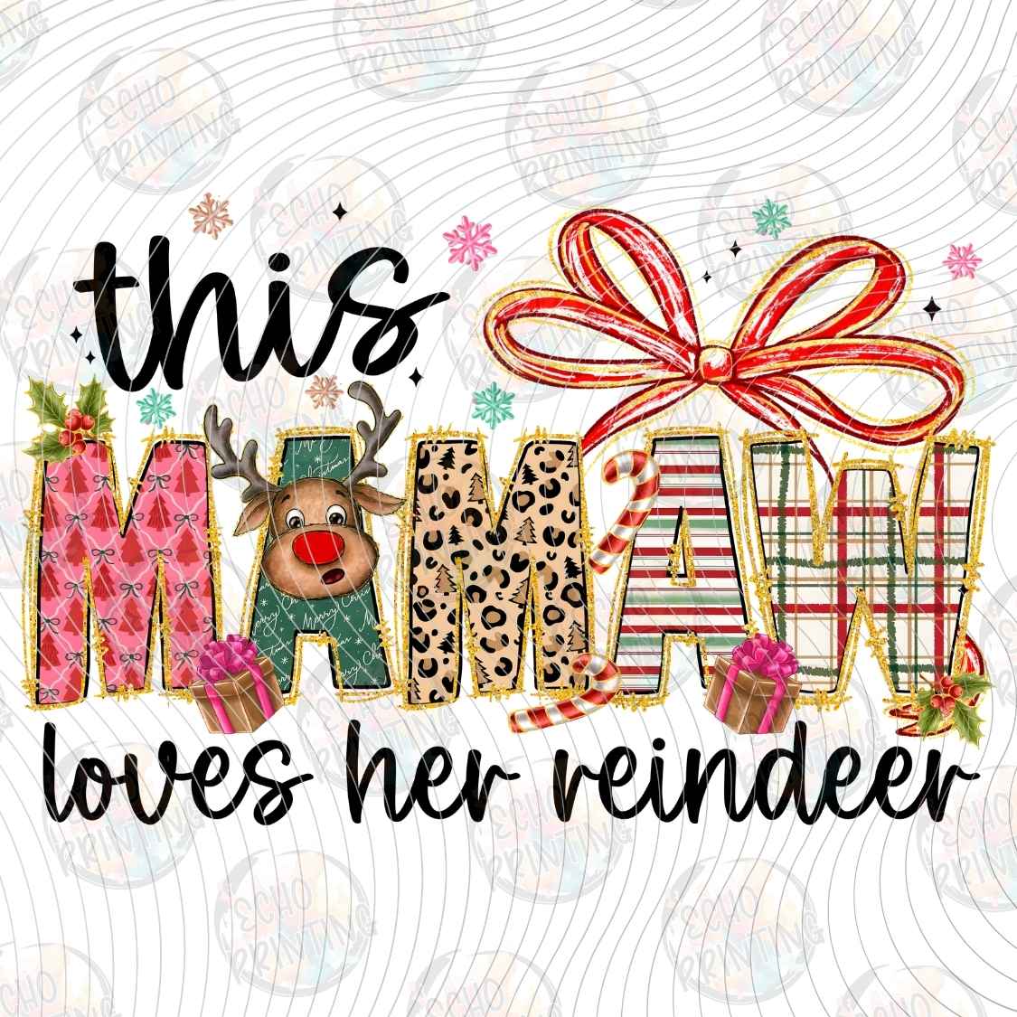 WNXM 3477 - MEMAW LOVES HER REINDEER