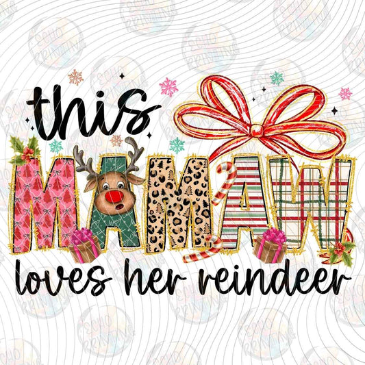 WNXM 3477 - MEMAW LOVES HER REINDEER
