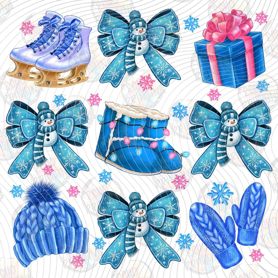WNXM 3503 - BLUE WINTER ACCESSORIES