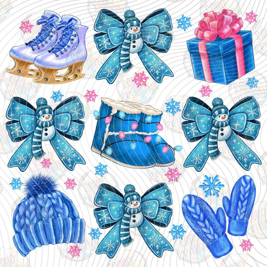 WNXM 3503 - BLUE WINTER ACCESSORIES