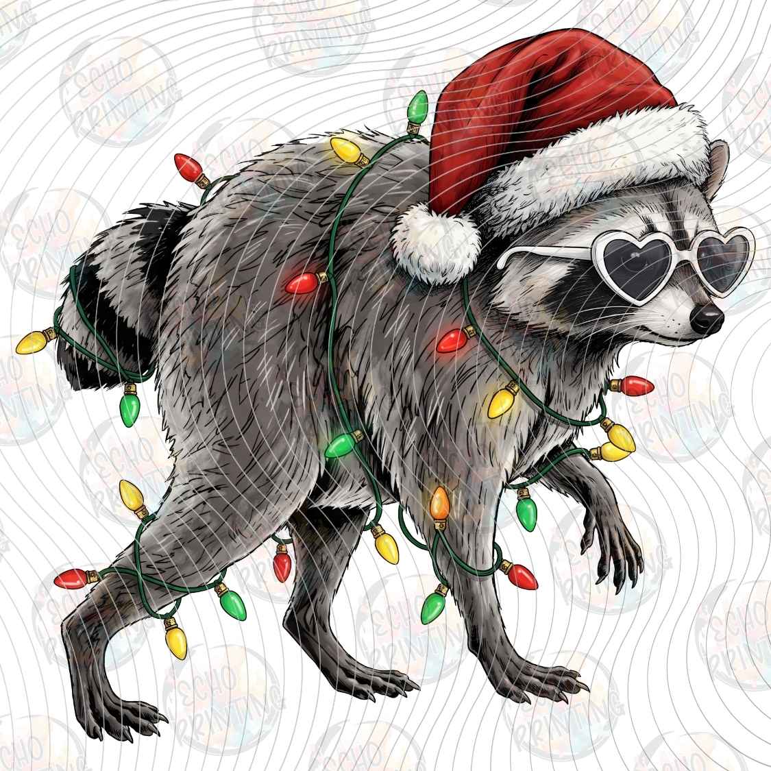 WNXM 3638 - CHRISTMAS RACCOON LIGHTS