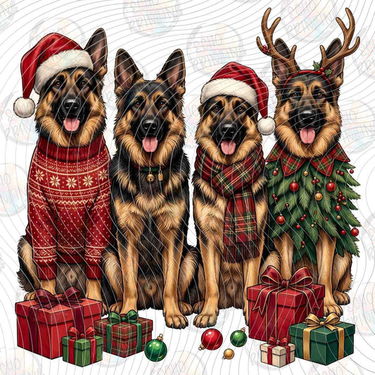 WNXM 3641 - CHRISTMAS SHEPHERD DOG CREW