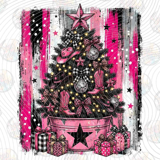 WNXM 3657 - PINK CHRISTMAS TREE GLAM