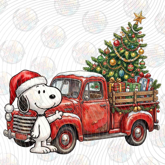 WNXM 3660 - RED TRUCK CHRISTMAS TREE
