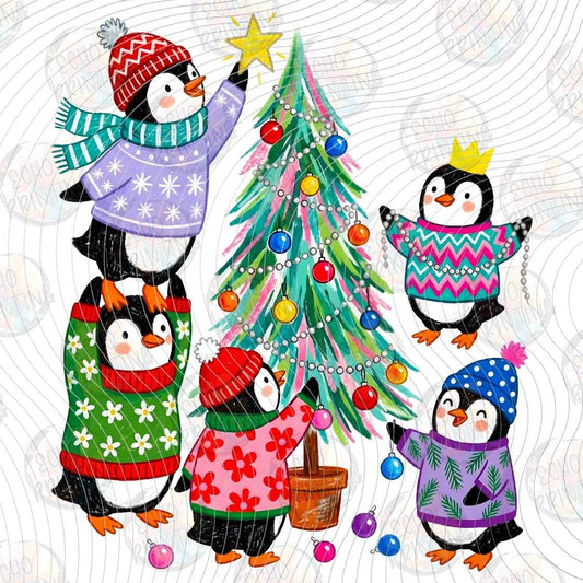 WNXM 3670 - PENGUIN CHRISTMAS TREE PARTY