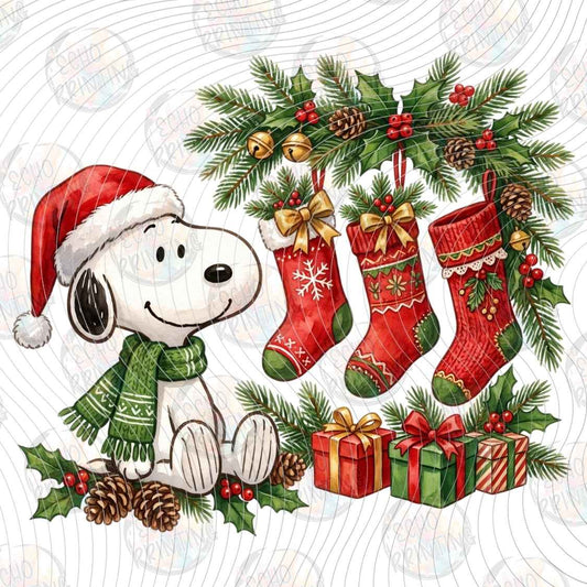 WNXM 3673 - CHRISTMAS STOCKINGS COLLAGE