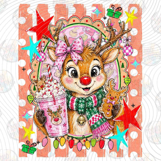 WNXM 3718 - PASTEL REINDEER CHRISTMAS