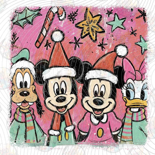 WNXM 3741 - PINK CHRISTMAS CHARACTER CREW
