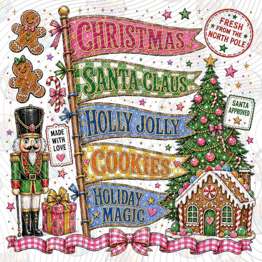 WNXM 3756 - CHRISTMAS WORD COLLAGE