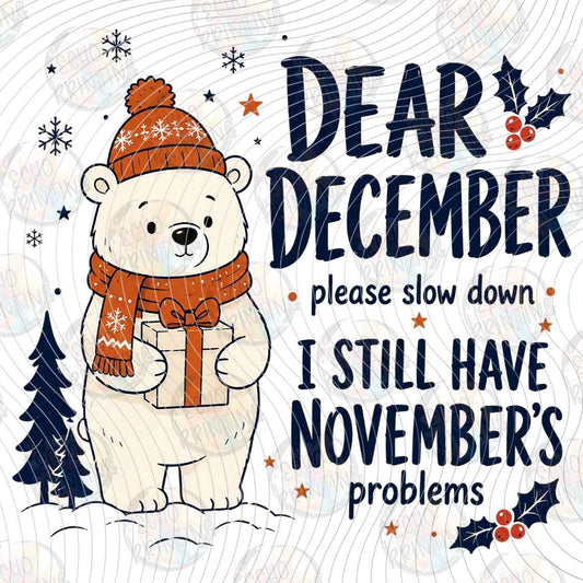 WNXM 3758 - DEAR DECEMBER PLEASE SLOW DOWN