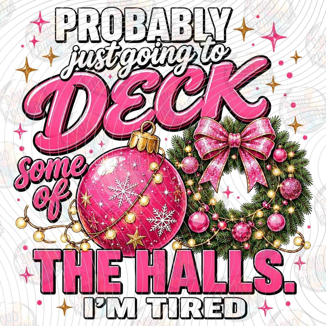 WNXM 3771 - DECK THE HALLS IM TIRED