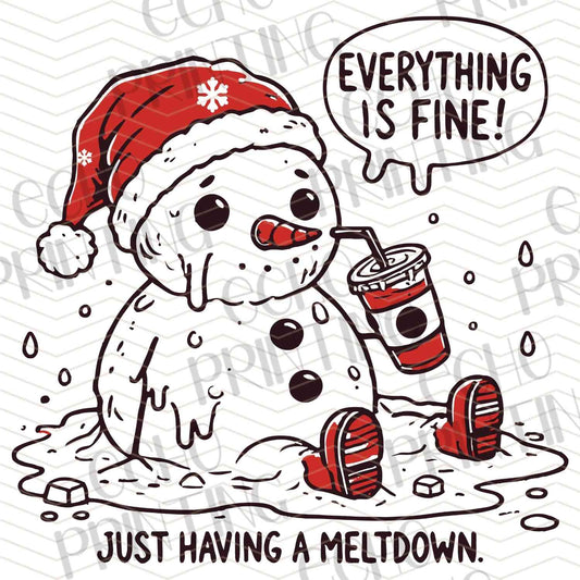WNXM 386 - EVERYTHING IS FINE MELTING SNOWMAN