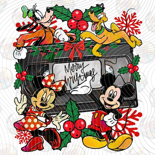 WNXM 3873 - HOLIDAY CHARACTER COLLAGE
