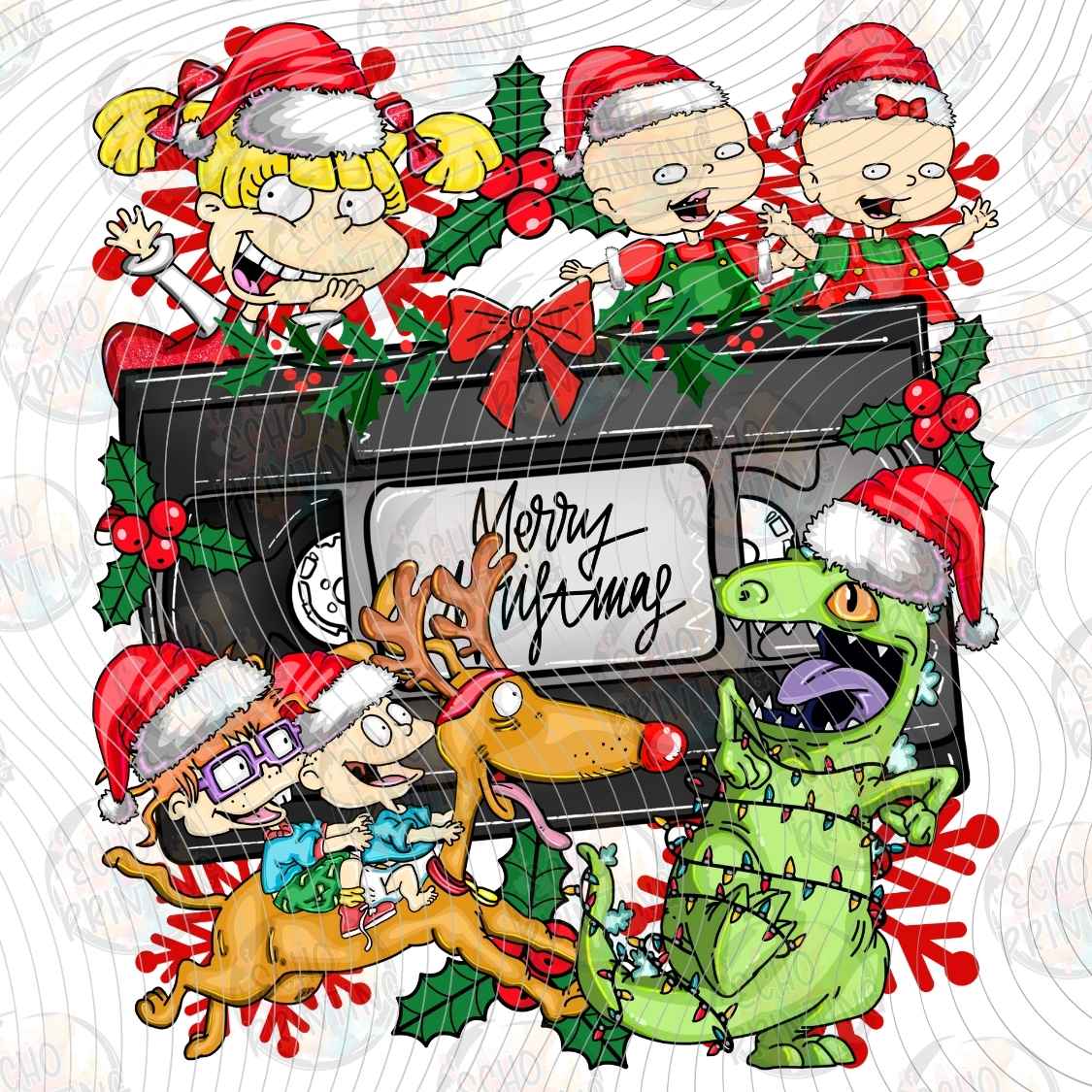 WNXM 3903 - HOLIDAY CHARACTER COLLAGE