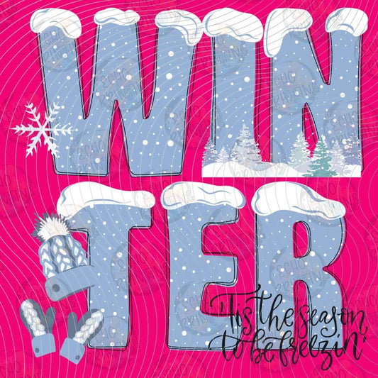 WNXM 3908 - WINTER LETTERING