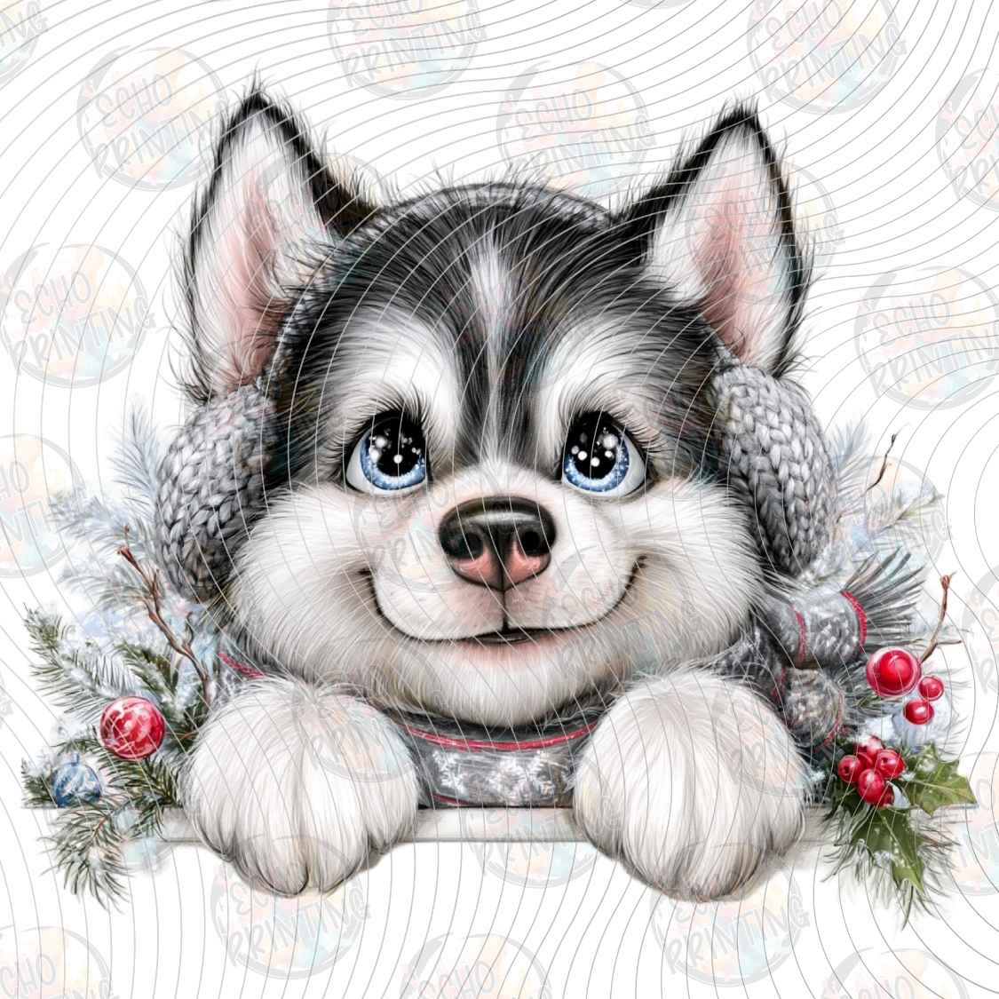 WNXM 3913 - WINTER HUSKY PORTRAIT