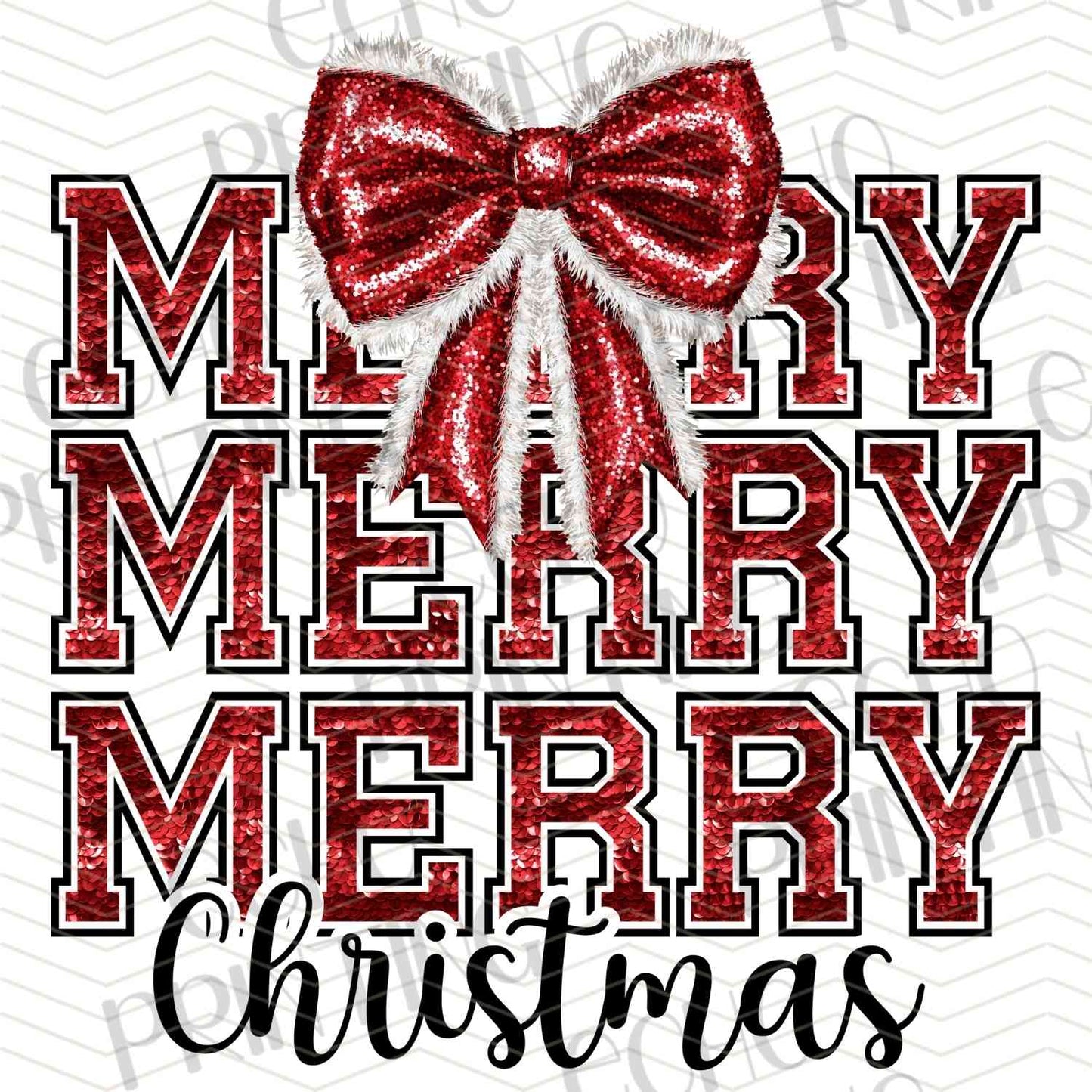 WNXM 392 - MERRY MERRY MERRY CHRISTMAS RED BOW