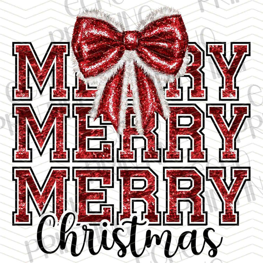 WNXM 392 - MERRY MERRY MERRY CHRISTMAS RED BOW