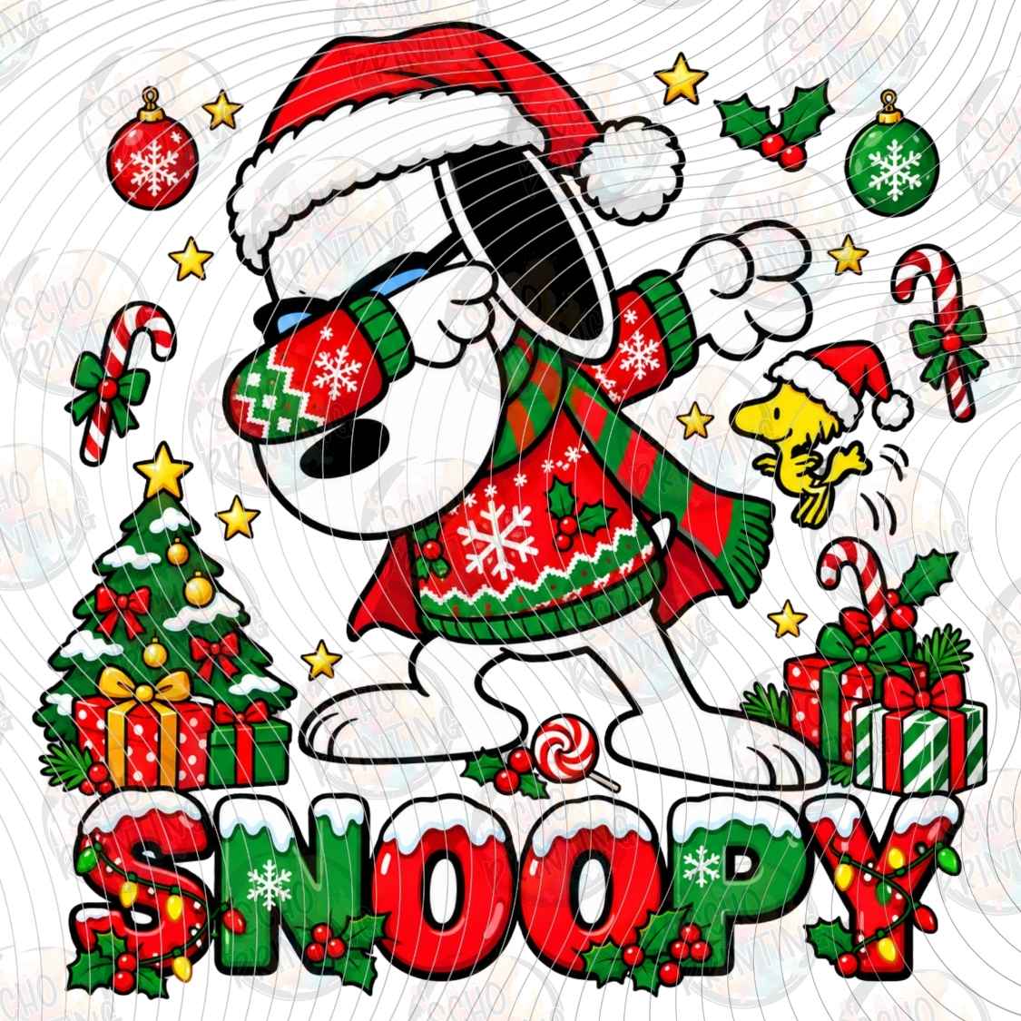 WNXM 3961 - HOLIDAY PUP LETTERING
