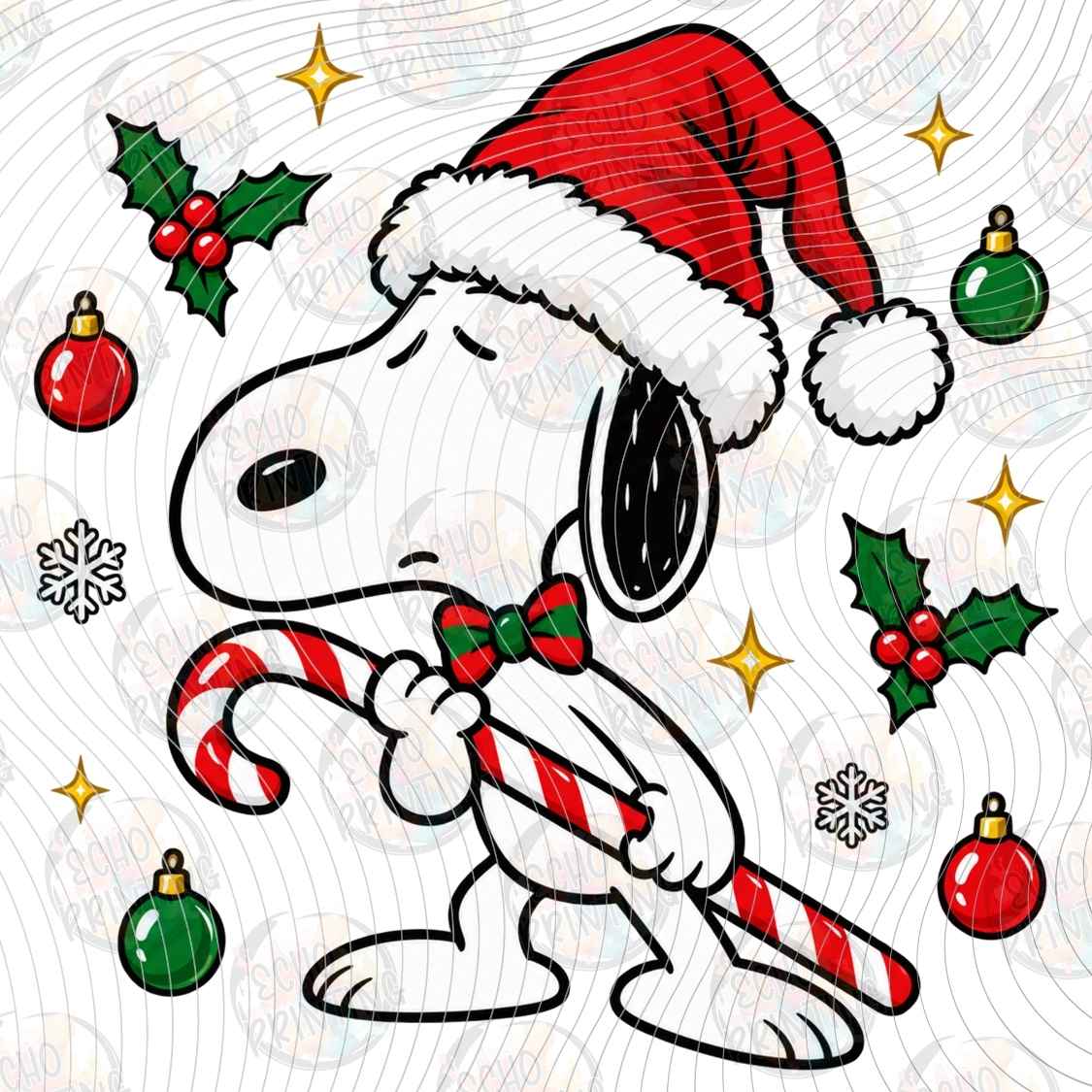 WNXM 4017 - CANDY CANE HOLIDAY PUP