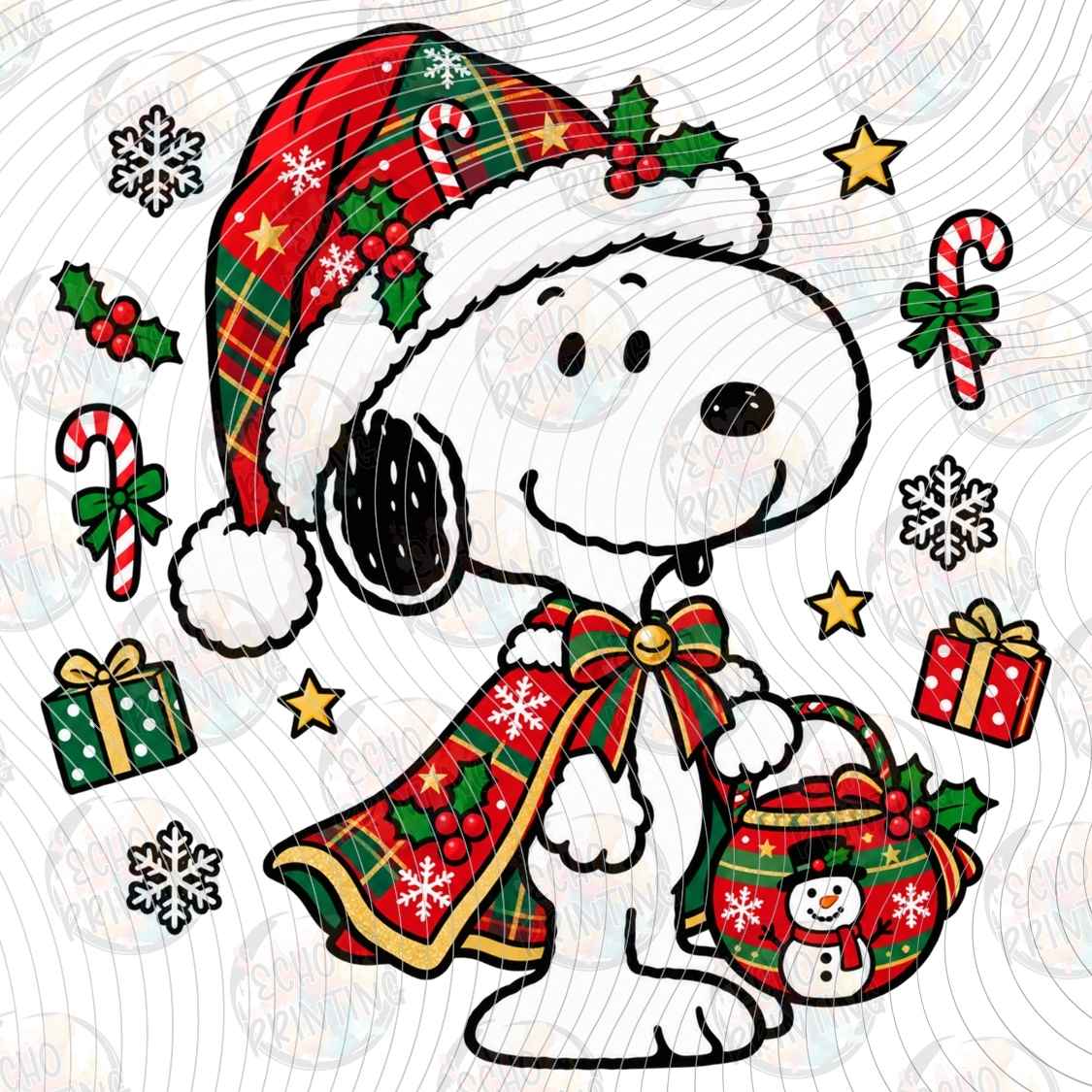 WNXM 4018 - PLAID HOLIDAY PUP