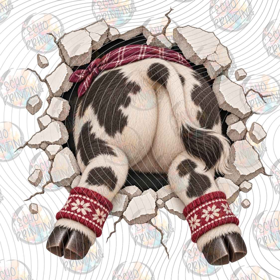 WNXM 4055 - COZY WINTER COW